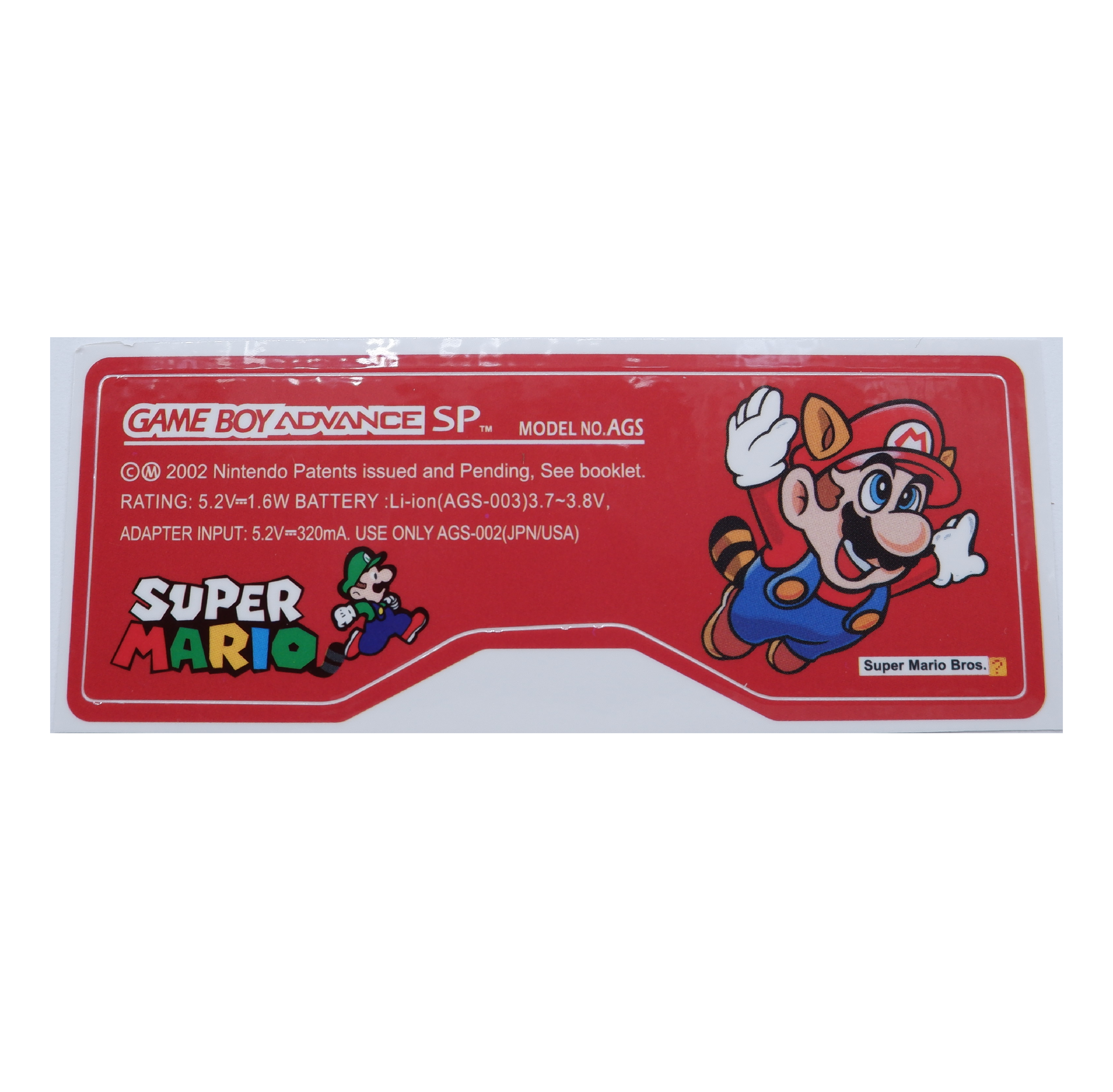 Themed Labels Game boy Advance SP GBA AUS Australia