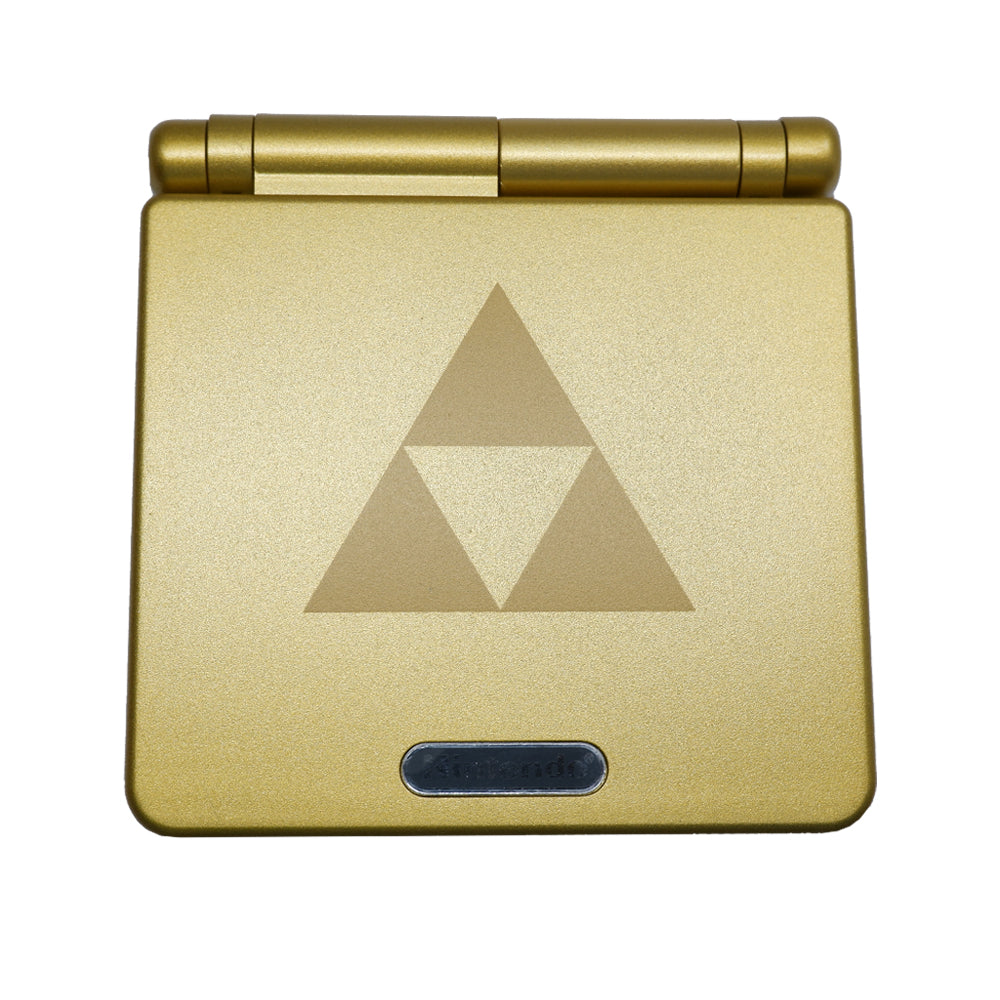 Zelda Triforce themed  Game Boy Advance SP shell