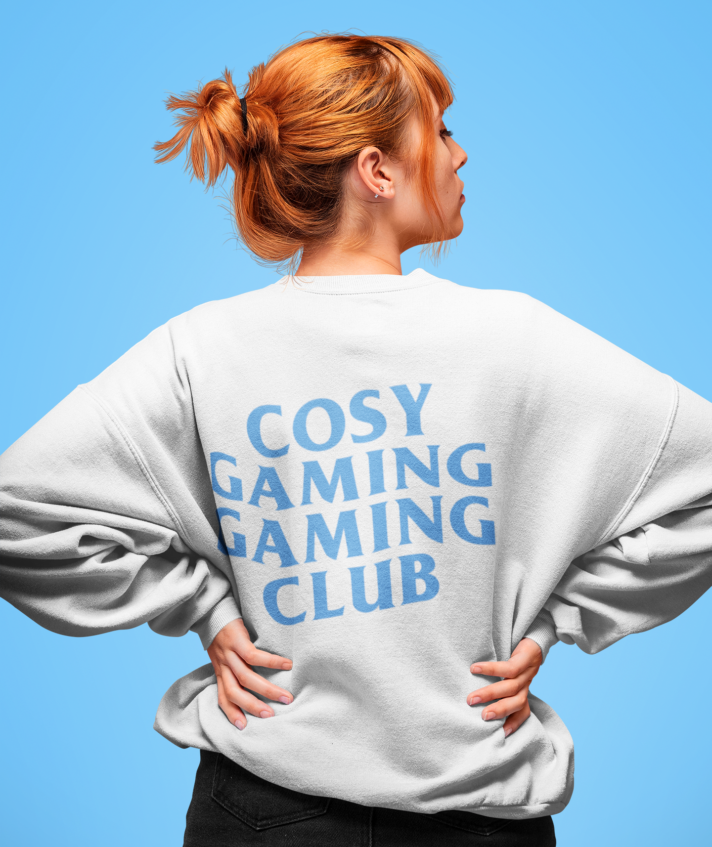 Cosy Gaming Club Embroidered Sweatshirt